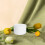 Ceramic Round Earrings Case White 1 Piece 3