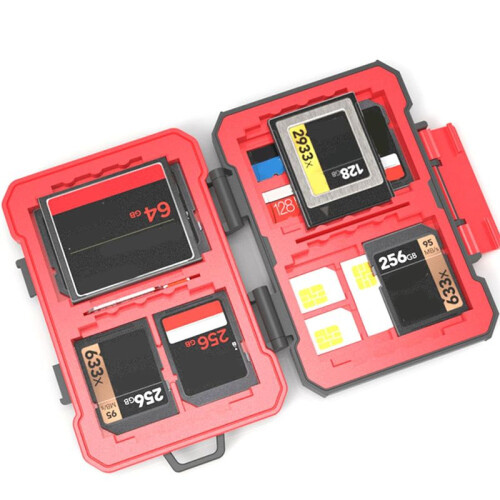 Waterproof Memory Card Case Anti-Shock Storage for XQD  TF SIM Cards 2