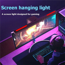 Stepless Dimming Led Desk Lamp Dimmable Monitor Light Bar Curved USB Powered for Computer Monitor Light Bar