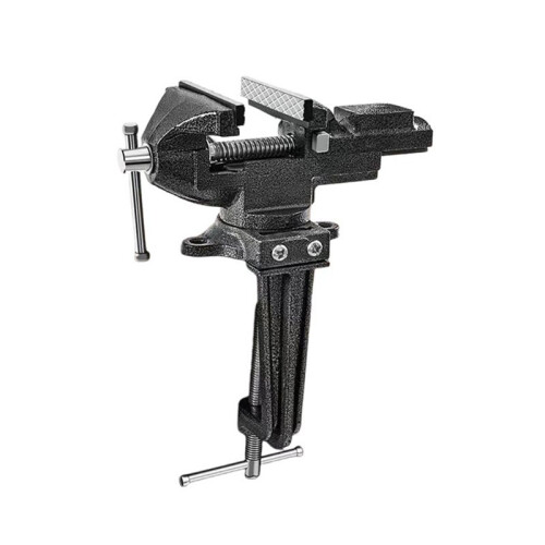 Table Vise Jaw Width Bench Vise 360 Rotating Clamp- Work Vise with Soft Multifunction  for Woodworking DIY 1