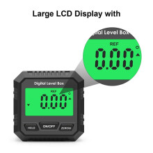 Universele Bevel Box 90 Graden Elektronische Digitale Gradenboog Inclinometer Tester Meetinstrument Waterpas Zwart