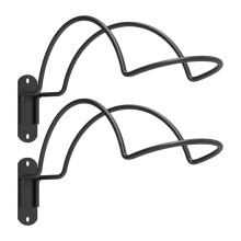 Wall Mounted Helmet Rack for Garage Storage Display 2 Pieces