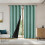 Blackout Curtains Blue Grommet Panel 39.37"W x 78.75"L 2