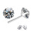 Sterling Silver Stud Earrings Hypoallergenic 30PCS 2