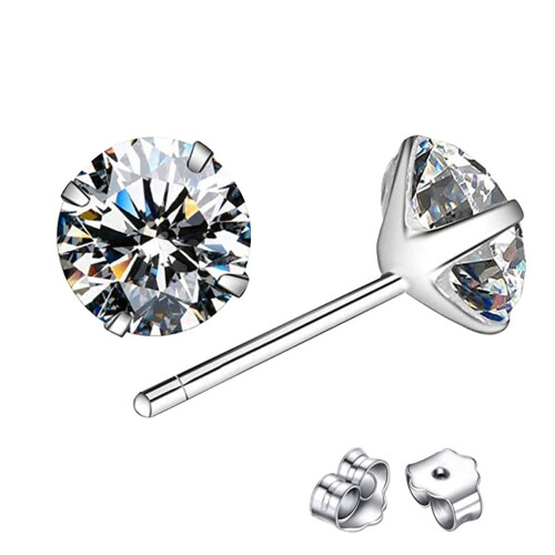 Sterling Silver Stud Earrings Hypoallergenic 30PCS 1