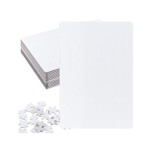 8 jeux de puzzles vierges A4 pour sublimation (120 pièces) — Pour transfert thermique DIY (finition nacrée)