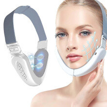 Appareil pour réduire le double menton, appareil de lifting facial EMS, ceinture de beauté électrique pour un visage en V, masseur faci