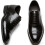 Men's leather Oxford shoes black 2