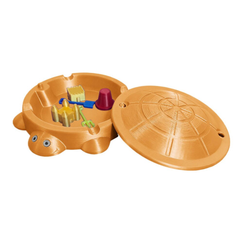 Mini Turtle Sandbox Desktop Toy Orange