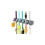 Vicloon Βάση Σφουγγαρίστρας Tidy Organizer, Επιτοίχια Οργάνωση με 5 Θέσεις και 6 Γάντζ 1