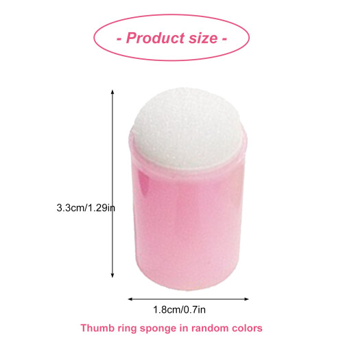 Finger Sponge Art Tool for Toddlers 10PCS 2