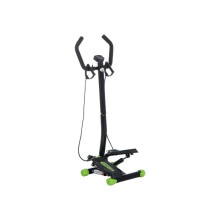 Twister Stepper, Step Machine w/ Resistance Bands, LCD Display and Handlebar, Steppers for Exercise Workout Home Gym Office