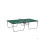 9FT Folding Tennis Table, with 8 Wheels, for Indoor Use, Green 1