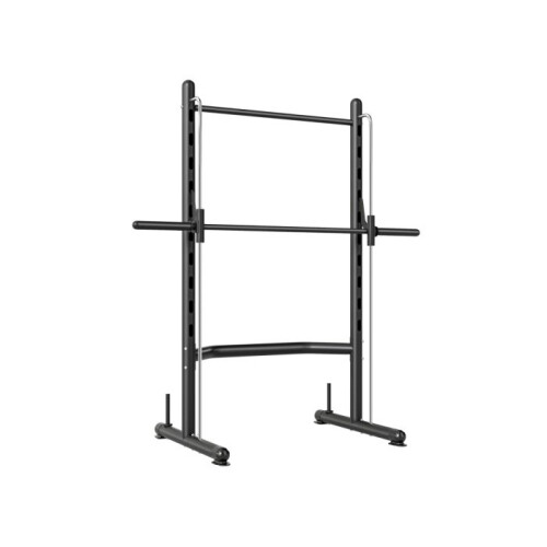 Adjustable Squat Rack, with Pull Up Bar, Barbell Bar for Home Gym