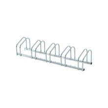 Bike Stand Parking Rack Floor or Wall Mount Bicycle Cycle Storage Locking Stand (5 Racks, Silver)