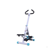 Stepper with Handle Hand Grip Workout Fitness Machine for Fitness Aerobic Exercise Home Gym White