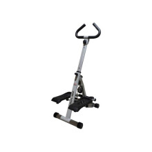 Stepper with Handle Hand Grip Workout Fitness Machine for Fitness Aerobic Exercise Home Gym Grey