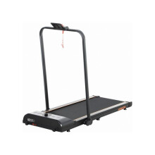 Foldable Walking Treadmill, with LED Display and Wheels, for Home, Office, Fitness Studio, Orange