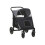 One-Click Foldable Pet Stroller, with Universal Wheels, Shock Absorber, for Medium and Large Dogs - Black 1