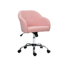 46-56 cm Teddy Fleece Office Chair - Pink