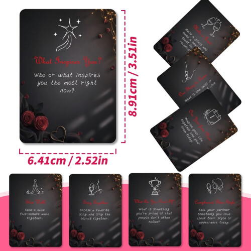Love Interactive Card Set For Couples With Paper Material For Play Romantic 1