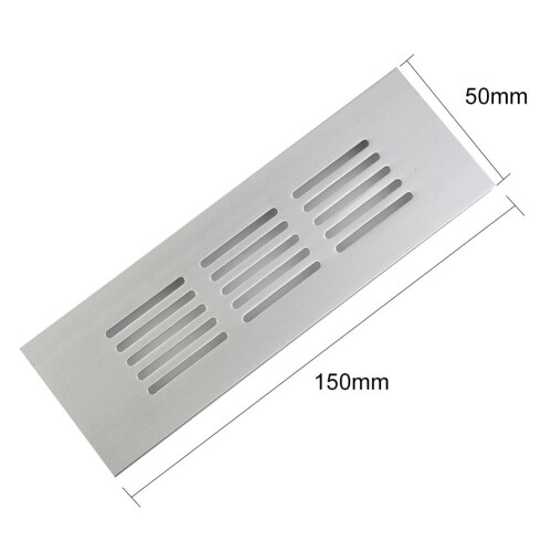 Aluminium Rectangular Air Vent Grille 50 mm 1