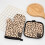 Oven Mitts Leopard Print Thickened Heat-Resistant Kitchen 4