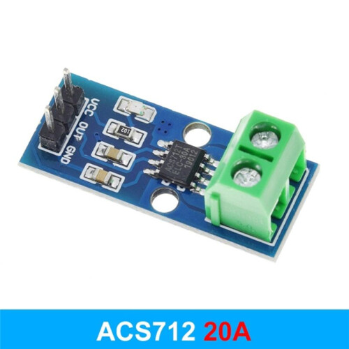 Hall Current Detection Module TZT ACS712 Hall Current Sensors Module for DIY Electronics and Robotics 20A 1