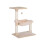 Cat Scratch Post with Bed Cat Tree for Indoor Cats Sisal Scratching Posts Hammock Kitty Activity Centre Beige 1