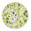 Microfiber Round Beach Towel with Fruit Print and Tassels 1