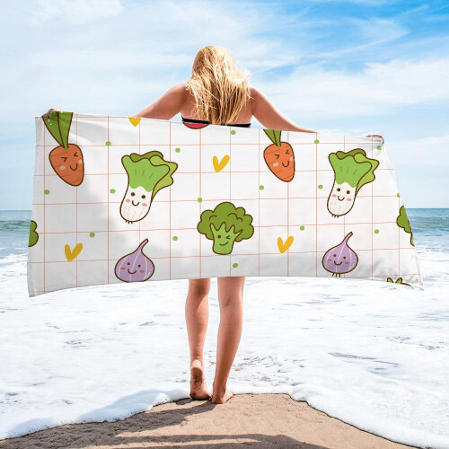 Tropical Beach Towel Ultra-fine Fiber Rectangular