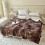Queen Throw Blanket 90x90 in Double-Layer Lamb's Wool Milk 5