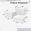 Acrylic Food Display Risers White 3 pcs 4