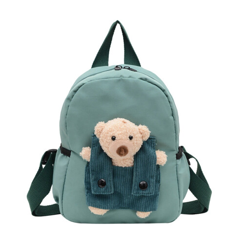 Kids Backpack with Bear Design and Custom Name, Large 1