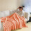 Flannel Blanket Coral Fluff Border Jade Green 5
