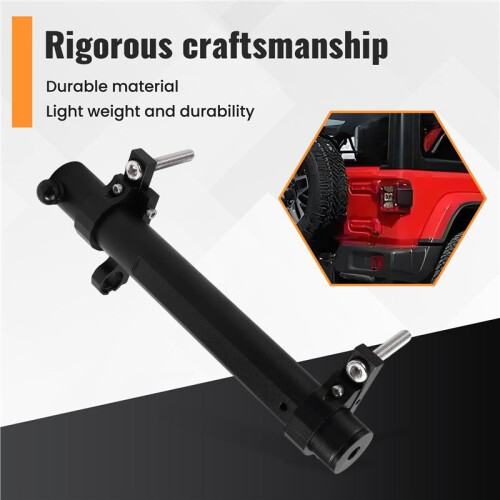 Tailgate Hinge Flagpole Holder 2-in-1 Antenna Base Flagpole Light Bracket for   JK JL 2007-2024 2