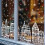 White Christmas Window Clings Winter Decorations 4 Sheets 1