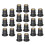 Rubber Motorcycle Windshield Nuts M5 20 Pack 3