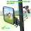Drill-Free Adjustable Convex Side Mirror-(Wide-Angle View), Fits Most Common  Carts 3