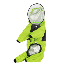 (apple green, XXL) Wasserdichter Hunde-Regenmantel, reflektierend, winddicht, Größe M, Welpe, Rot, XS
