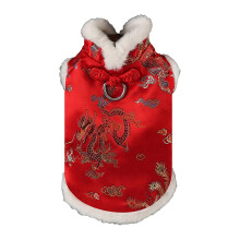 (Dragon and phoenix p, S) Machine Washable Durable Puppy Outdoor Apparel Comfortable Fashion Size S
