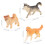 Mini Dog Figures Plastic Set 8 Pieces 5