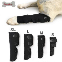 (XL) Dog Anti-Licking Leg Wrap Teddy Hock Sleeve Compression Brace Foot Cover S05