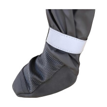 (Upgraded model with, M) Comfortable Reflective Trim Dog Booties Flexible Outdoor Walking All Year
