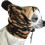 (M) Dog Fleece Winter Warm Hat with Ear Protection Solid Color Drawstring 1