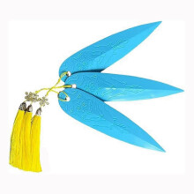 (Blue) Set de 3 réplicas de dagas shuriken de Zoey para cosplay, accesorios de juego de rol de anime fantástico.