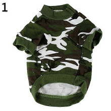 (Army Green, M) Niedliche, coole Tarnweste aus Baumwolle für Haustiere im Frühling und Herbst – für Katzen, Hunde und Welpen.