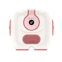(Pink) Orologio intelligente giocattolo robot Xiaozhi AI con riconoscimento immagini 4G/WiFi e assistente vocale, colore verde.