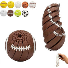 (C) Baseball Fidget Toy Stress Relief Sports Spinner Desk Gadget Party Favors Classroom Prize