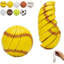 (G) Baseball Fidget Toy Stress Relief Sports Spinner Desk Gadget Party Favors Classroom Prize